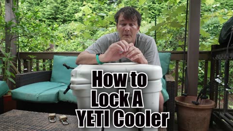 How to lock a YETi cooler