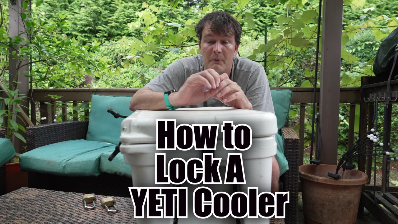 How to lock a YETi cooler