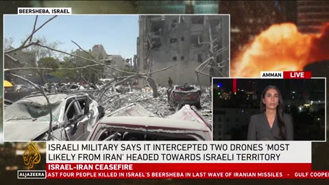 Israel claims intercepting drones ‘apparently from Iran’