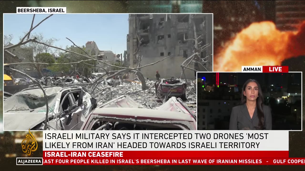 Israel claims intercepting drones ‘apparently from Iran’