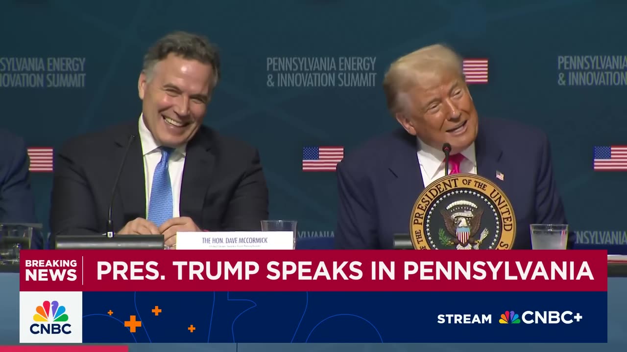 Trump: Twenty of the top tech and energy firms reported over $92