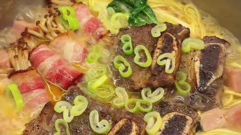 do you like eat Noodle in hot pot or cool pot? just try with meat Noodle #20