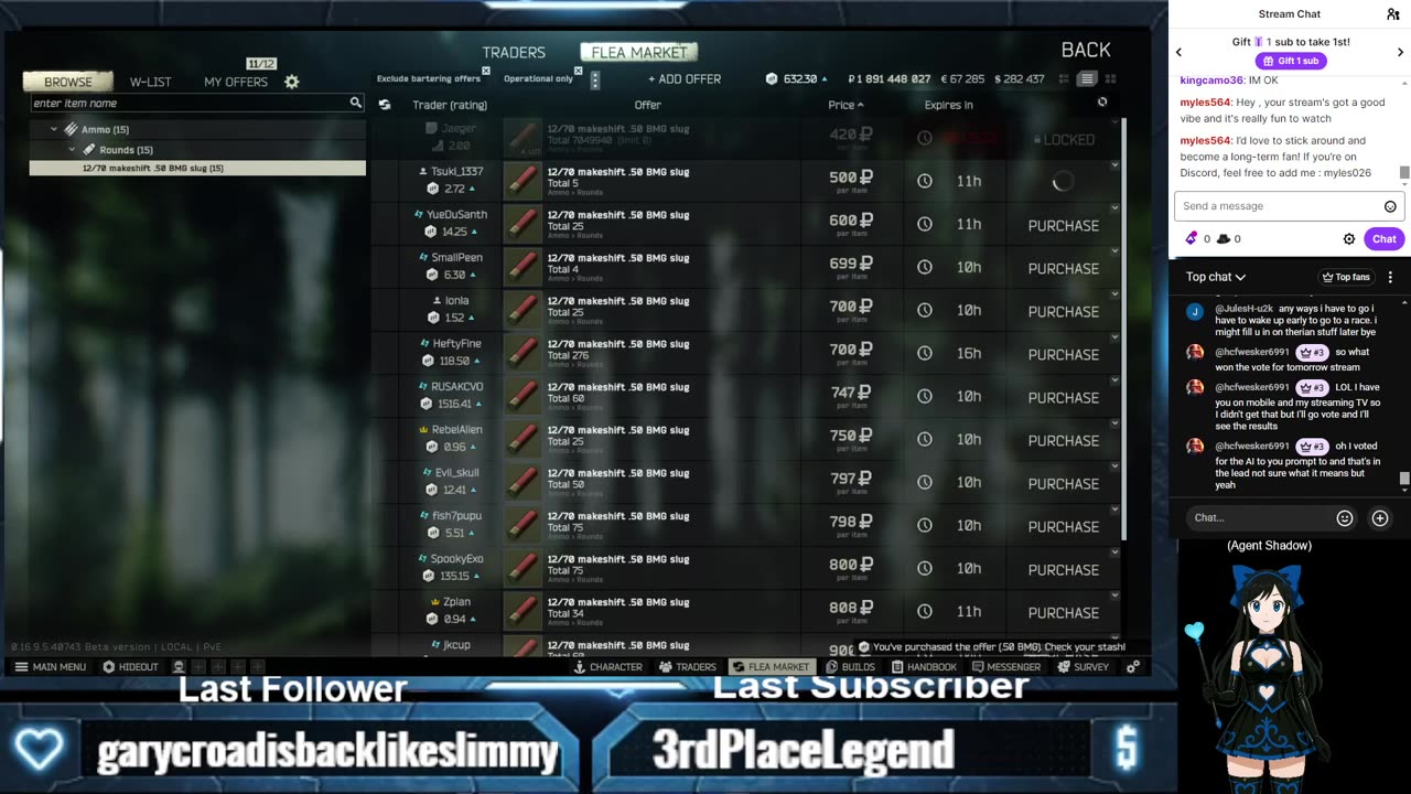 PVE Tarkov Hunting Killa - Chill Stream