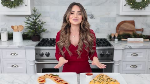 The PERFECT Holiday Pizza Recipes (Pull-Apart!) - Baking Basics - YouTube