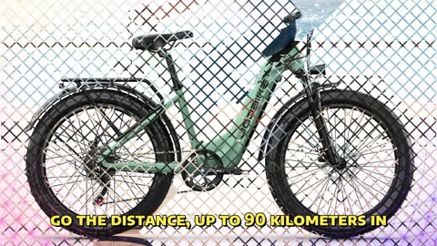 JOOBIKE JOO1 Electric Bike 1000W Motor 48V 17.5AH Battery 26 Inch Wide Tyre Electric Bike