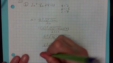 Saxon Algebra 2 Lesson 71 (b)