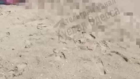 Mine Explodes Along Odessa Beach During Peak Vacation Season on the Black Sea, Killing 2