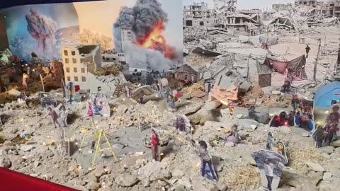 A Monte Sant'Angelo la Natività tra le macerie: la suggestiva e struggente iniziativa dell'Avis