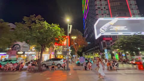 Nguyen Hue Walking Street - Ho Chi Minh, Vietnam