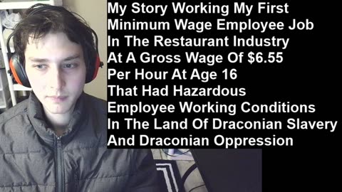 Outtake #789 Of My Story Working My First Employee Job In The Restaurant Industry At A Wage Of $6.55