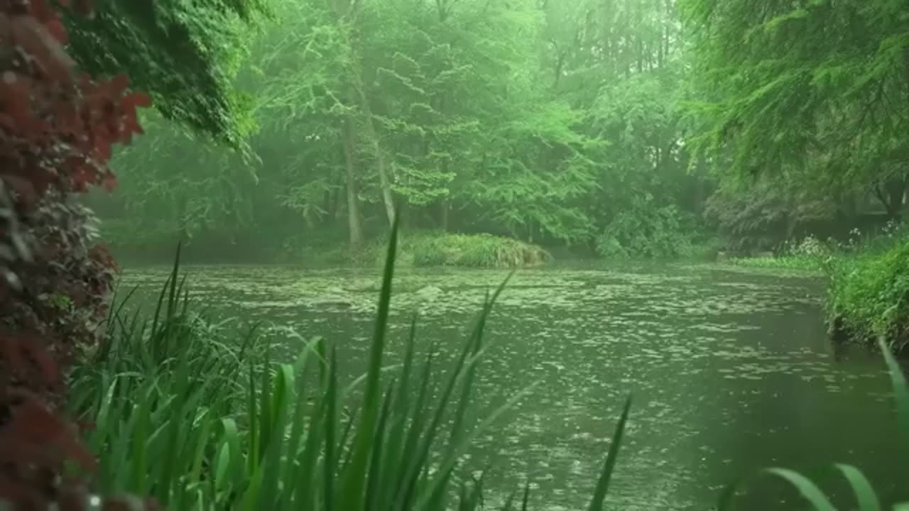 Calm River Rain Sounds | Background Ambience for Focus & Relaxation