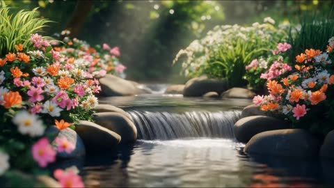 Soothing Waterfall Sounds for Relaxation