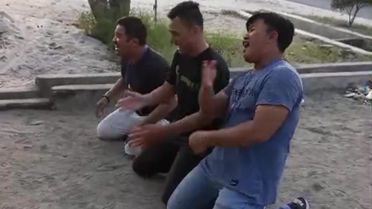 In The Afternoon Playing With Friends
