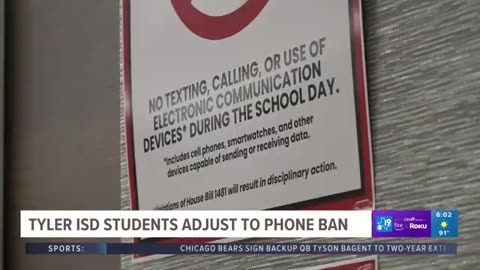 East Texas students adapt to classroom life under statewide phone ban