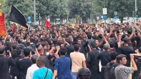This is economic capital of Italy, Milan. Giorgia Meloni has brought in 500,000