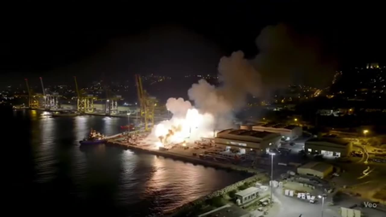 Iran Hits HAIFA PORT