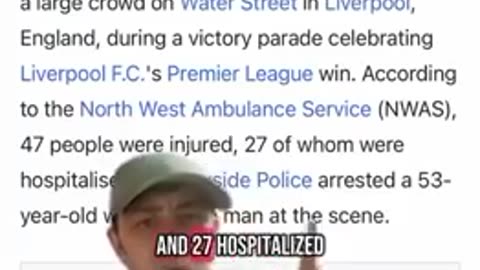 digging a bit deeper into the Liverpool car incident that supposedly drove into the crowed