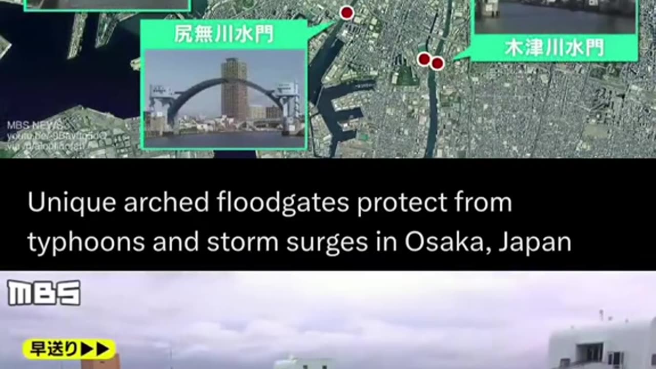 Floodgates, Osaka, Japan