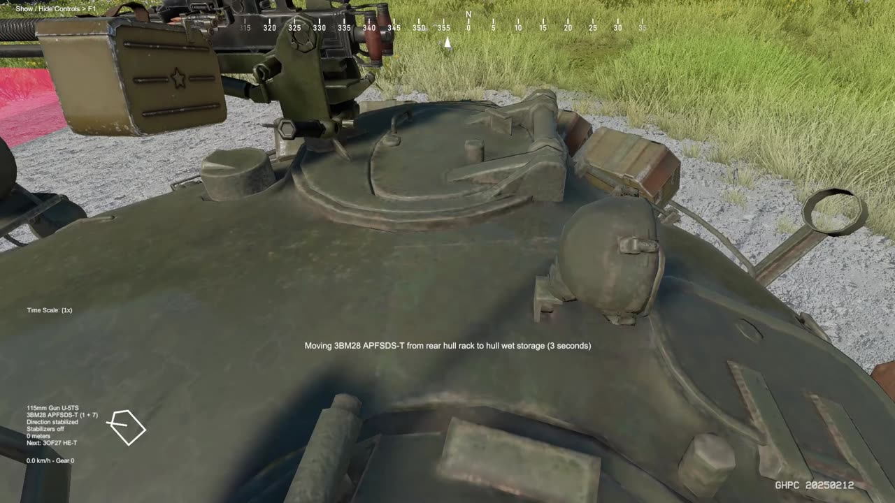 Gunner, Heat, Pc! Training T-62