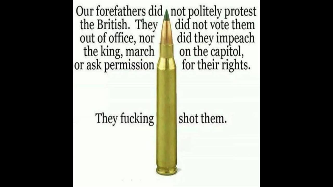 Bullets to the President.