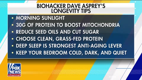 Biohacker Dave Asprey gives millions of social media followers longevity tips