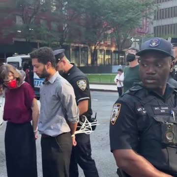 MASS ARRESTS of protesters who tried interfering and blocking ICE vehicles in NYC
