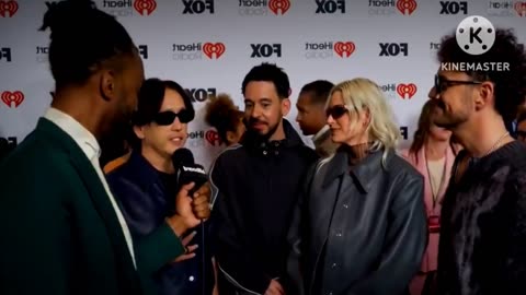 Linkin Park with Billboard’s Tetris Kelly at the iHeartRadio Music Awards 2025 Interview