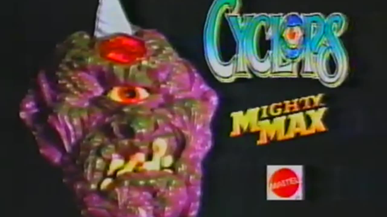 Mighty Max Cyclops Playset Mattel Toy Commercial 1993
