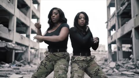 War zone dance music beat Army girls