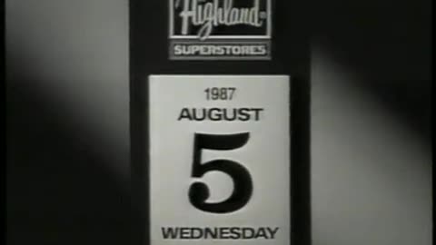 August 4, 1987 - Time for a Sale at Highland Appliance