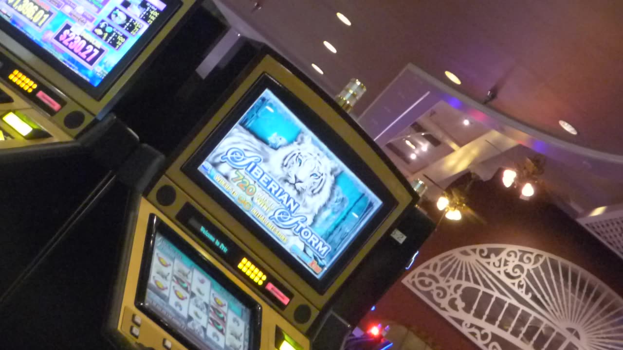 Another shot of the shiny reflective ceiling