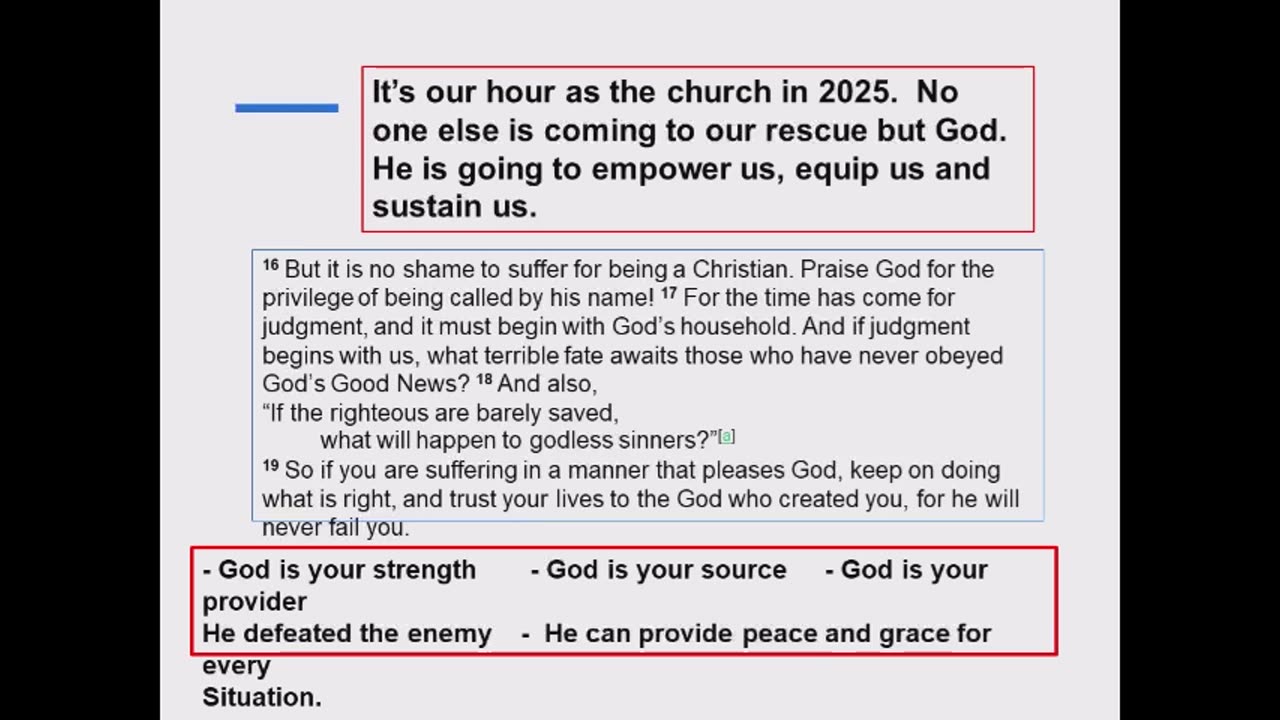June 22, 2025 - Victory in Jesus