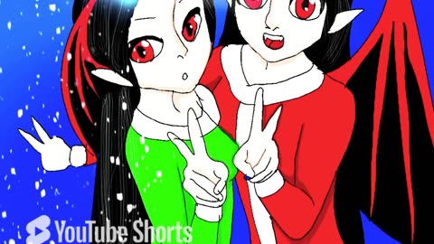 Oc Speedpaint nuclear and niveras Christmas