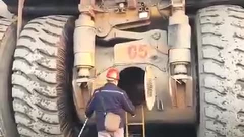 What’s Hiding Inside That Giant Truck? 😮🔧