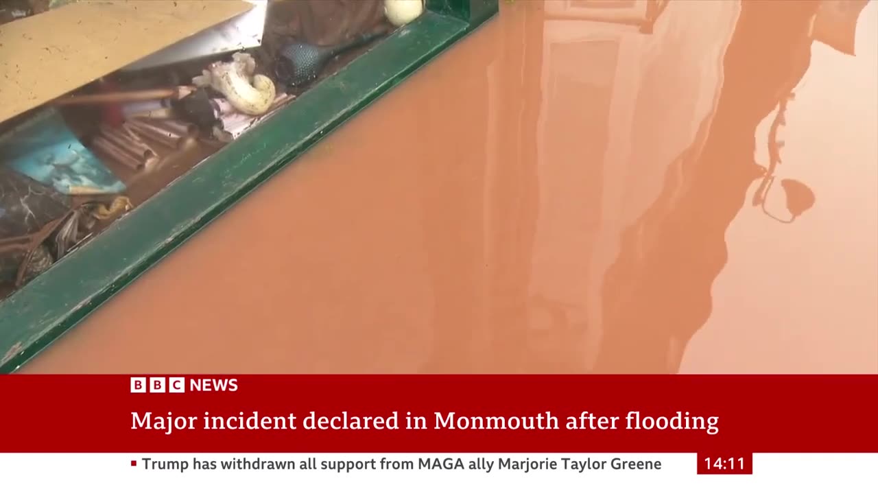 Major incident declared as Storm Claudia causes flooding and disruption