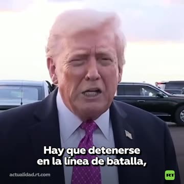 Trump sobre Rusia y Ucrania: "Deben detenerse donde están"