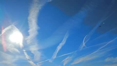 More IRL of aerosols over Phoenix AZ - Apr 21 2025 -