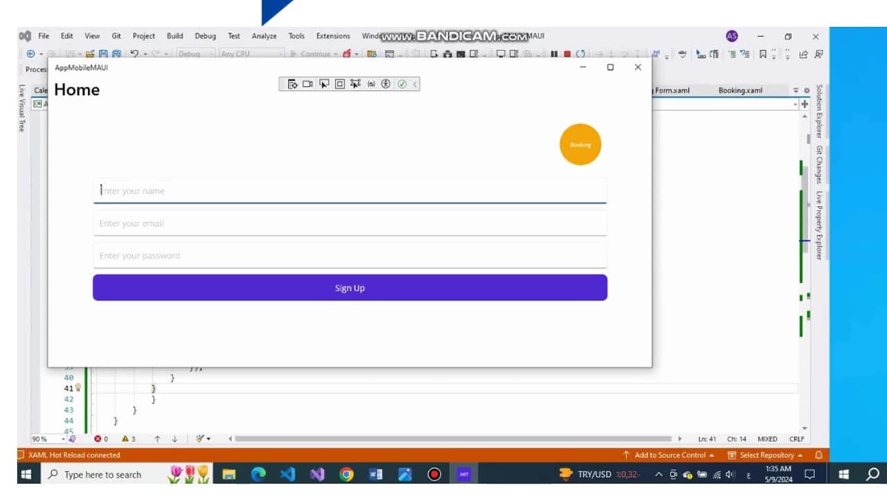 Student Work (Project) | 6G6Z0014 Assessment Cross-Platform Mobile App View | MMU Manchester, Uk