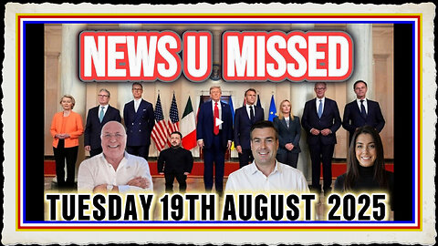 CHARLIE WARD DAILY NEWS WITH CHARLIE WARD, PAUL BROOKER WARREN THORNTON TUESDAY 19TH AUGUST 2025