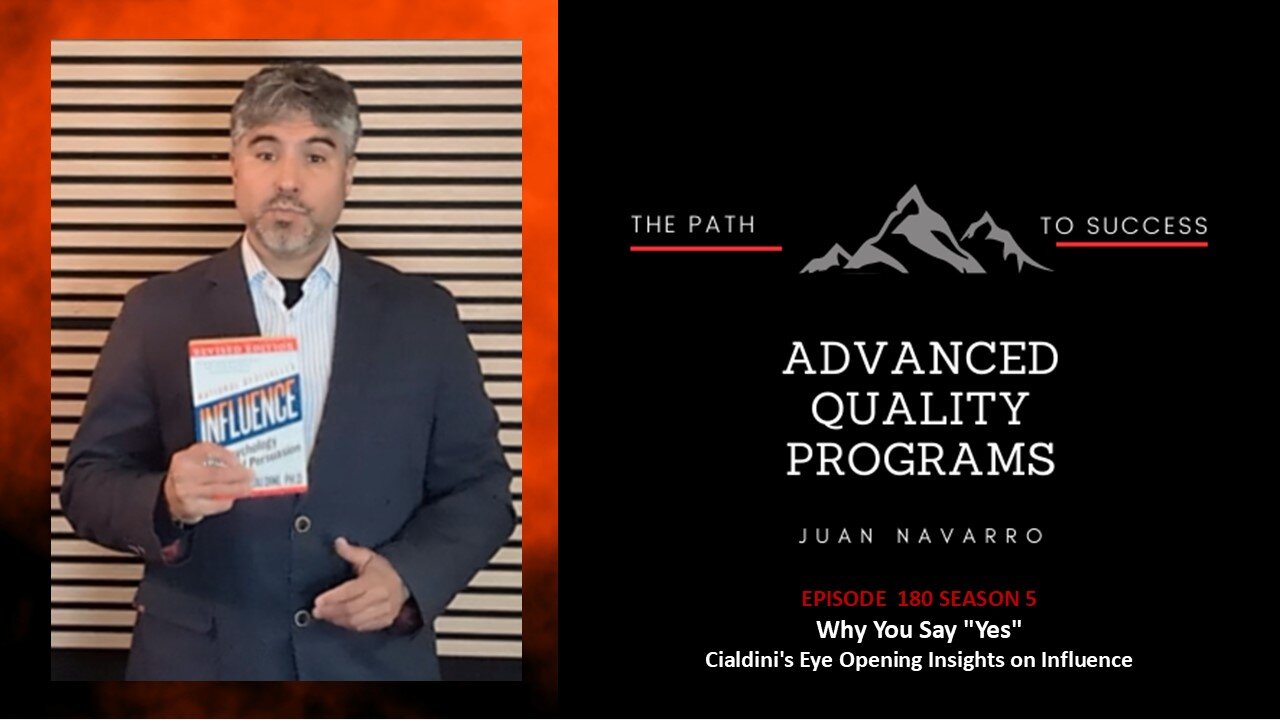 EP180 – Why You Say "Yes" , Cialdini's Eye Opening Insights on Influence