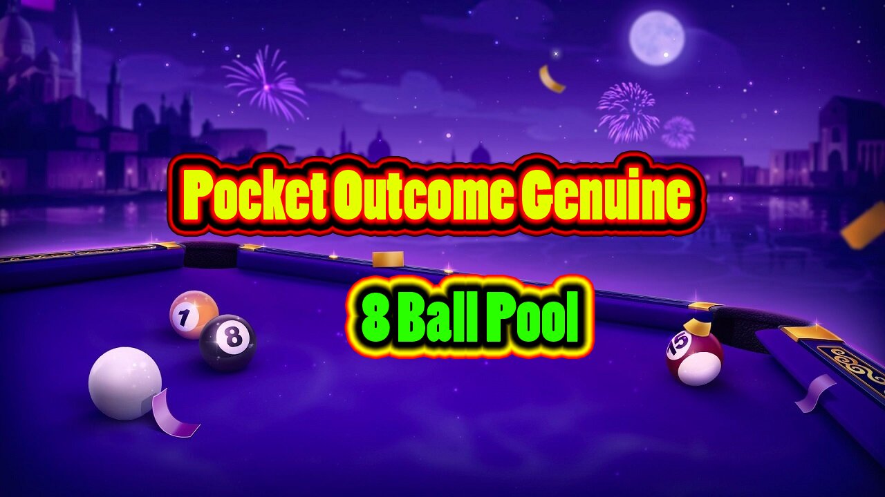 ✨ Pocket Outcome – Genuine Play 8 Ball Pool