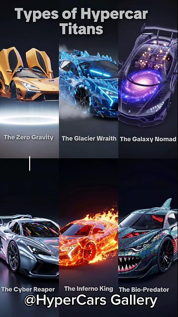 Types Of HyperCars Gallery