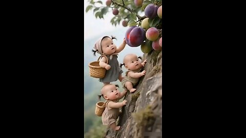 The cute babies