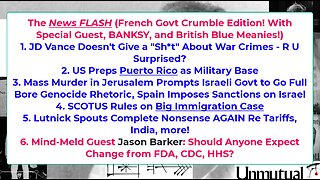 Liberty Conspiracy LIVE 9-8-25 France, Vance War Crime, Lutnick Lunacy, Gaza, Migrants