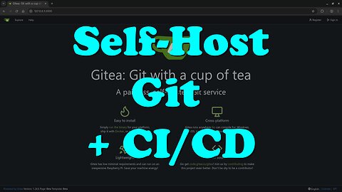 Self-Hosted Git with Gitea and CI/CD in Minutes (No Docker!)