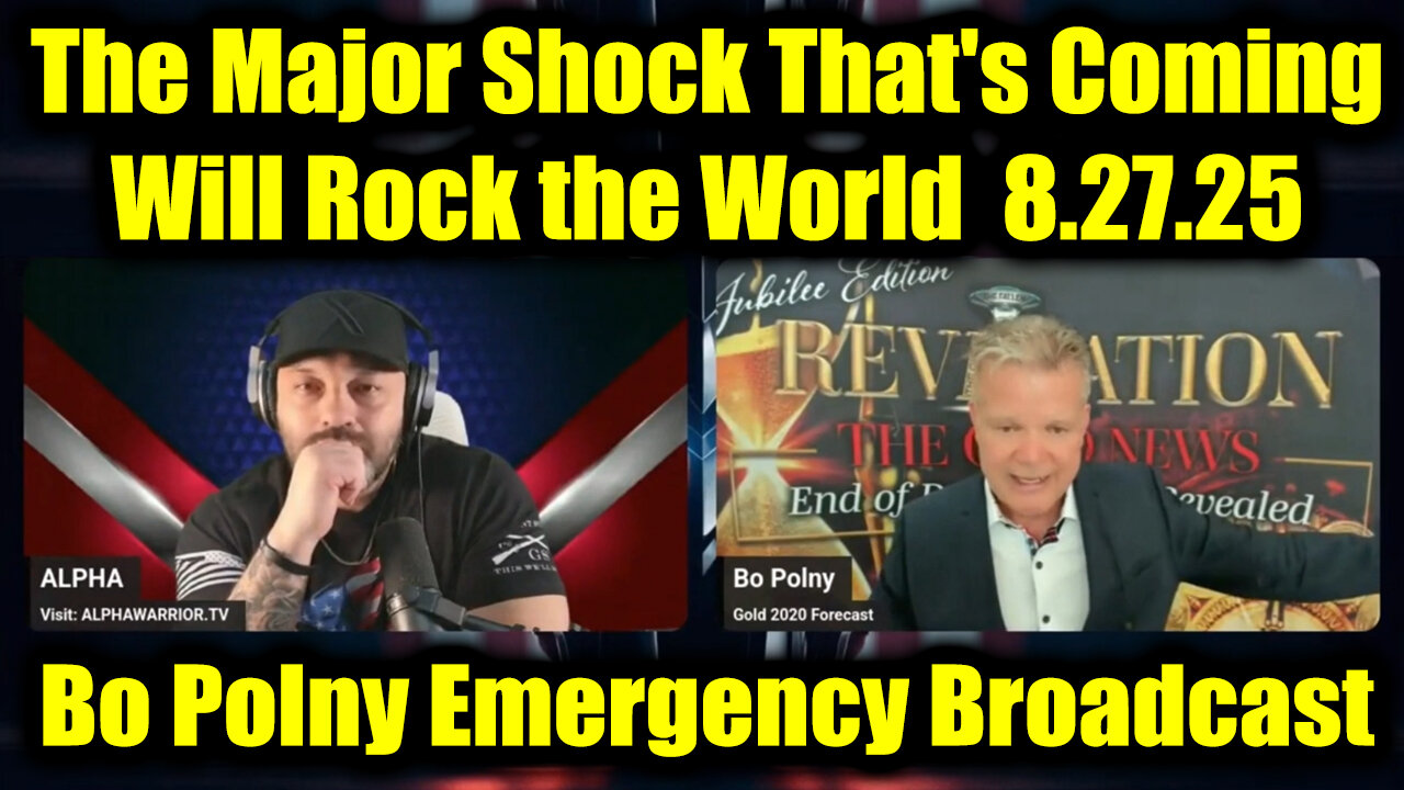 The Major Shock That's Coming. 8-27-25-AT-2PM-CST-15T-EST #TRUTH
