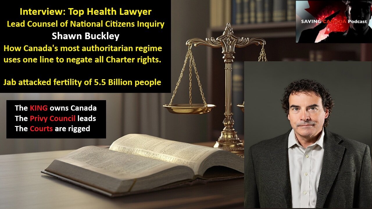 SCP Interview - Top Lawyer Shawn Buckley dismantles the legal system, jab effects & more