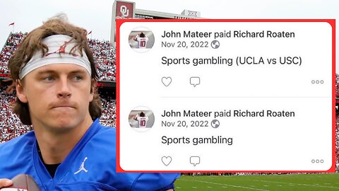 Oklahoma QB John Mateer's Gambling Scandal EXPLAINED!