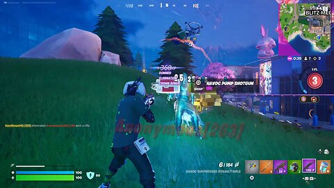 Crazy elimination in #fortnite