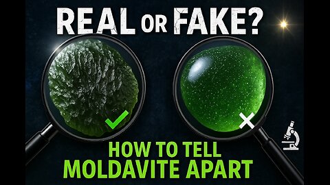 Real or Fake? Moldavite Under the Microscope – Spot the Cosmic Truth